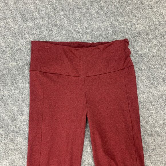 Betabrand Travel Yoga Pant Womens PM Medium Petite Heather Red Stretch Pull On - Picture 3 of 10